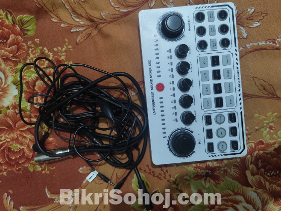 X50সাউন্ড কার্ড সহ মাইক্রোফোন সেটআপ